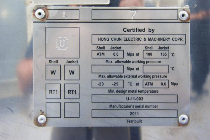 Image for ***SOLD*** MJK0991 100 Gallon Jacketed Tank