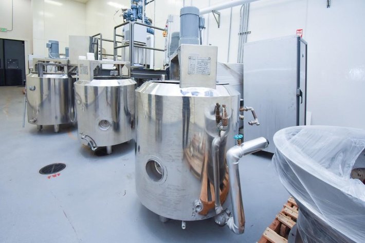 Image for ***SOLD*** MJK0992 100 Gallon Jacketed Tank set up with Agitation Motor