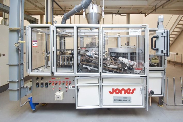 Image for MJK0997 R. A. Jones PK-4000 Pouch / Sachet Filling Machine with CTC Splicer and Knife Cutoff Station