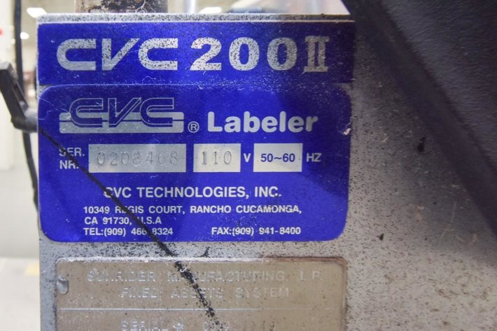 Image for MJK1002 CVC 200II Labeler