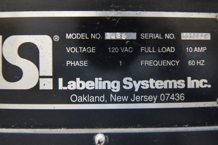 Image for MJK1005 LSI labeling Systems Labeler Model 3420