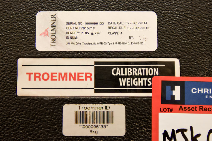 Image for ***SOLD*** MJK0741 Troemner Scale Calibration Weight 5kg