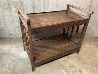 Vintage MCM Microwave Cart
