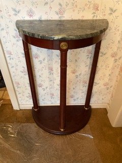 Green Marble Top Table by Rosalco