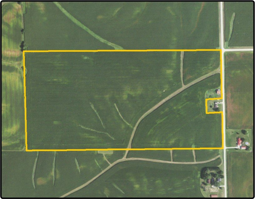 Cedar Co., IA 77.62 Ac., m/l (010236001)