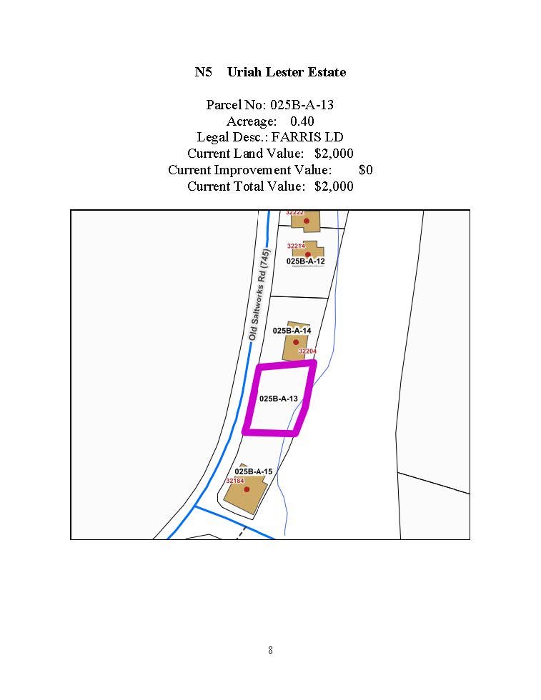 Image for 5 NJS- 0.4 acre +/- on Old Saltworks Road, Meadowview
