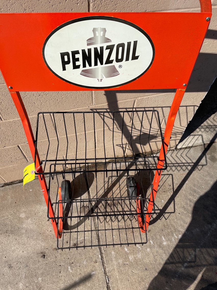 Pennzoil Metal Rack