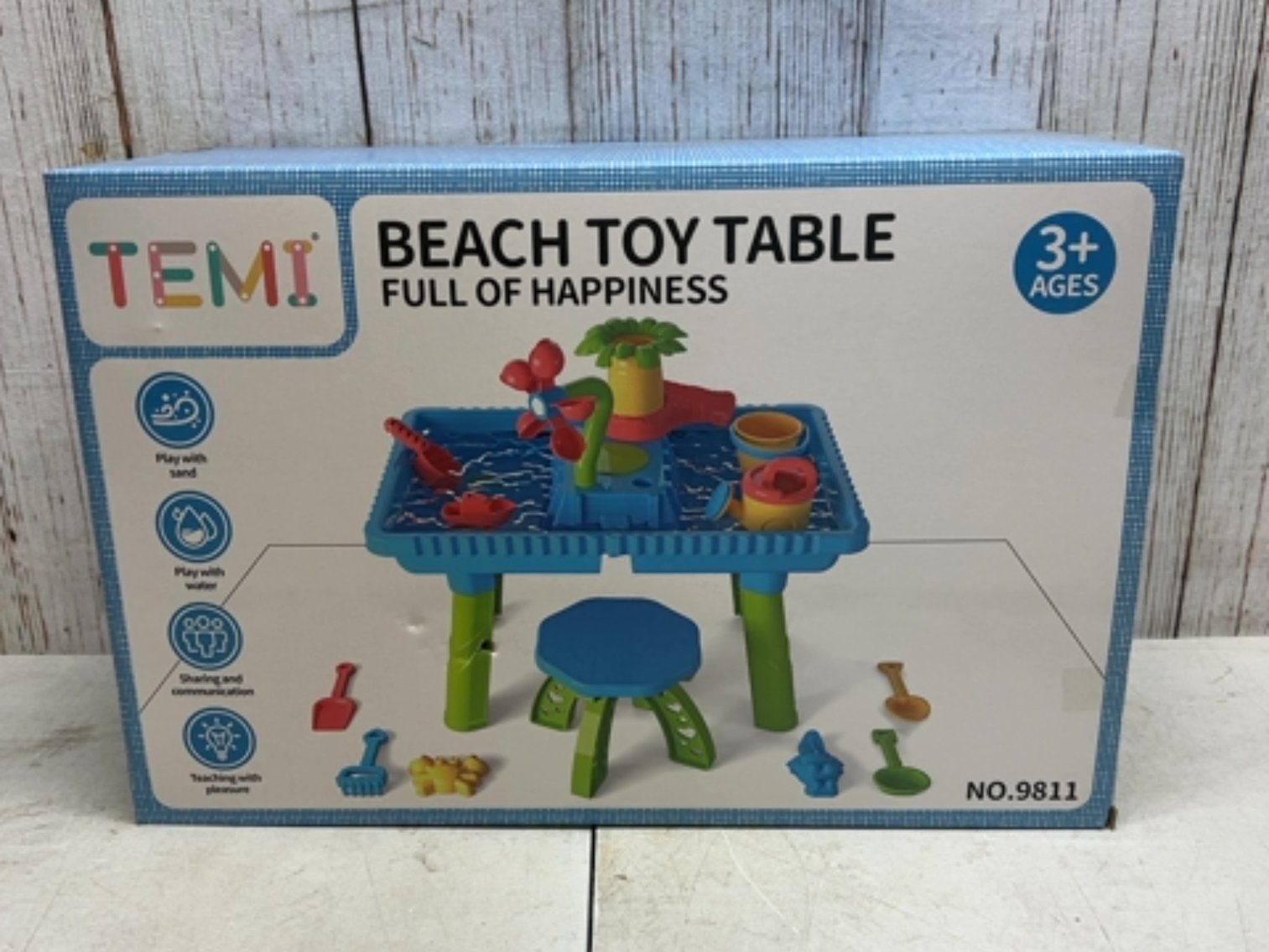TEMI Beach Toy Table retails $39.99