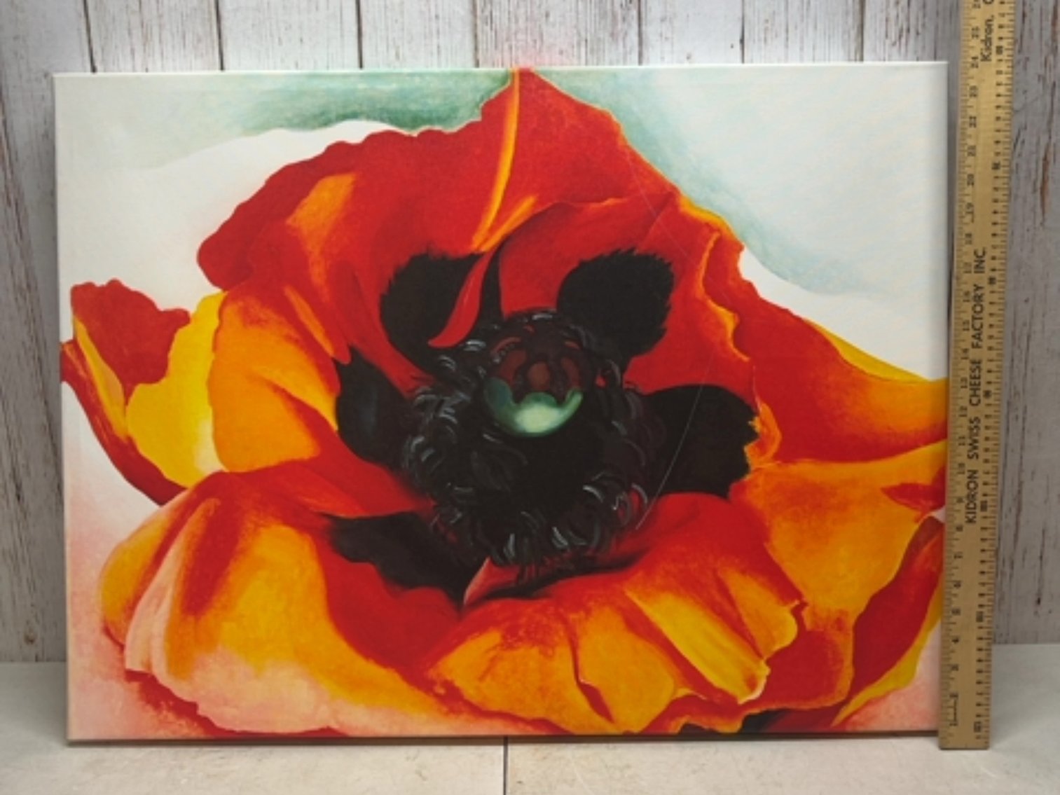 32x24 flower canvas art