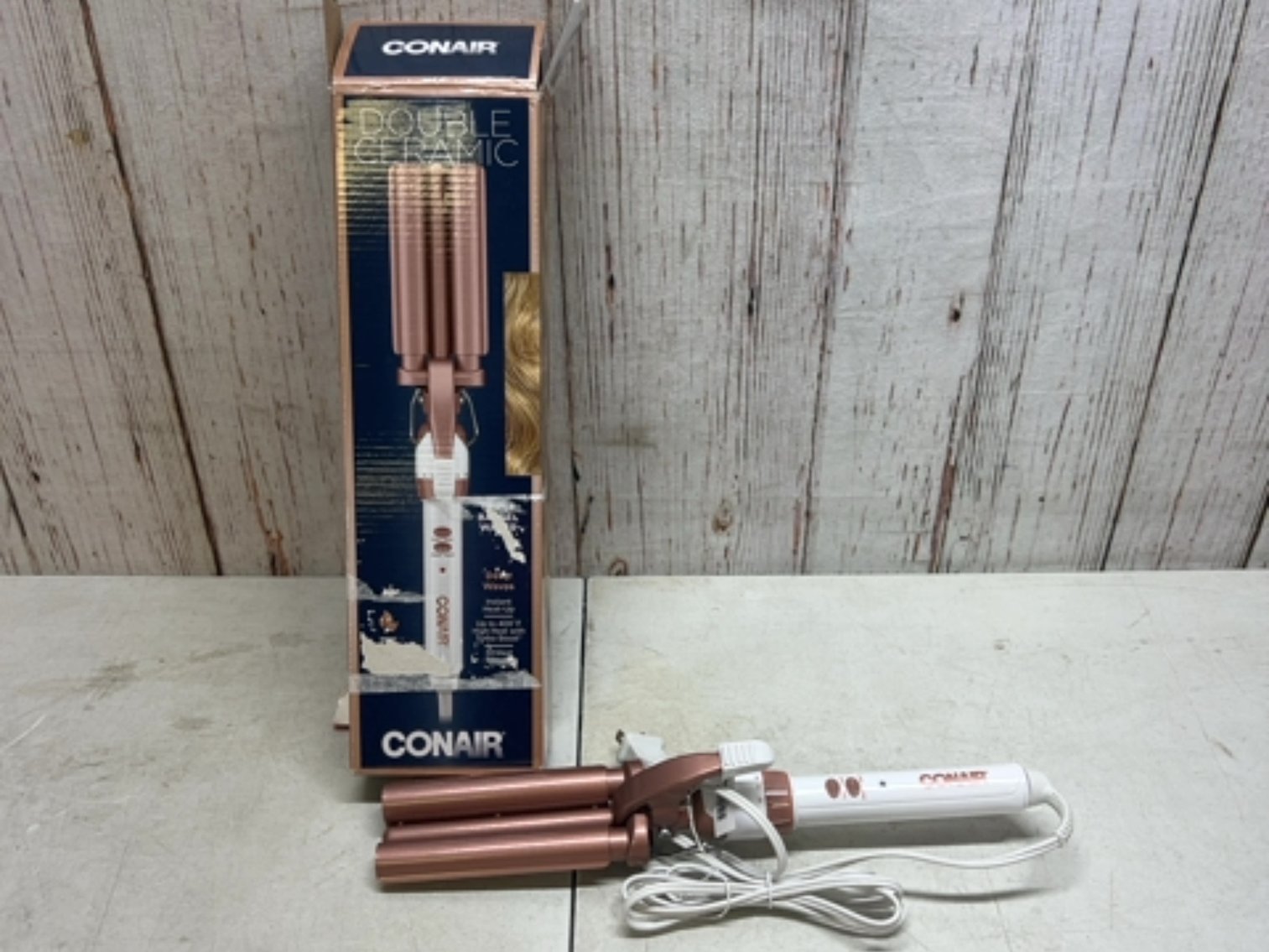 Consider double ceramic hair curler 