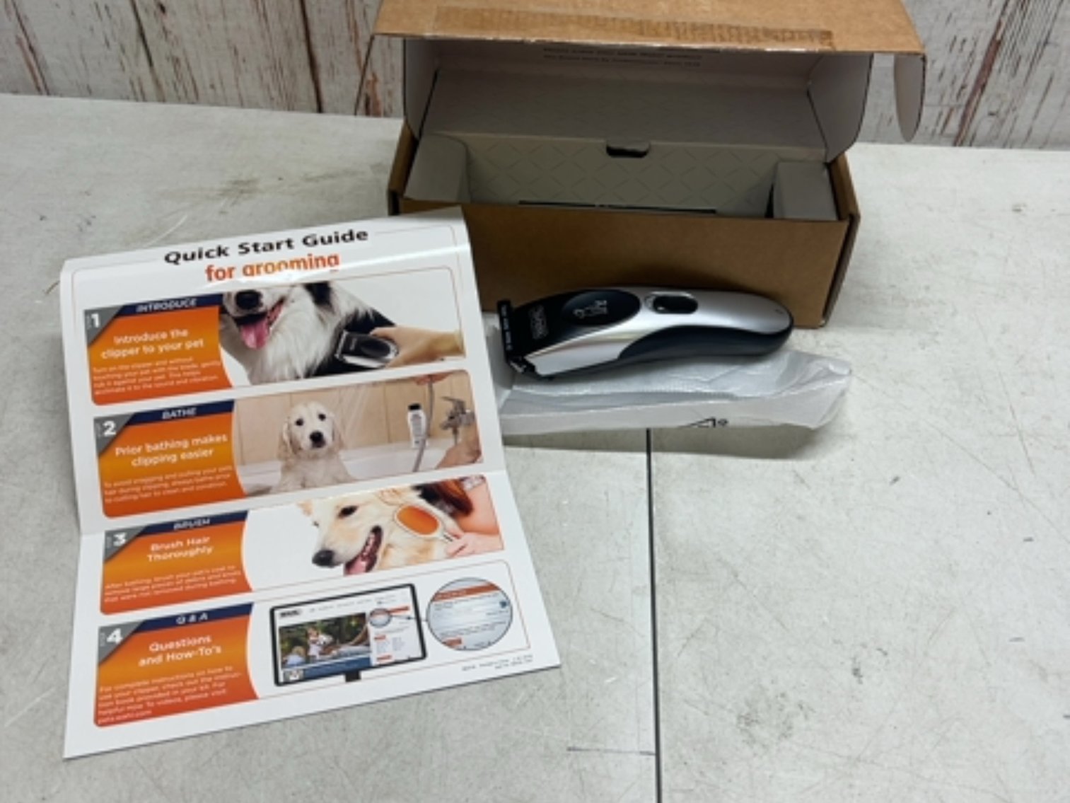 Wahl cordless pet clippers 