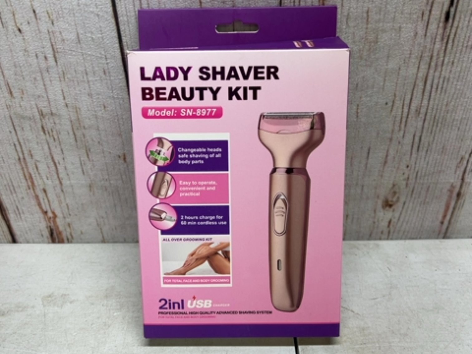Lady shaver kit 
