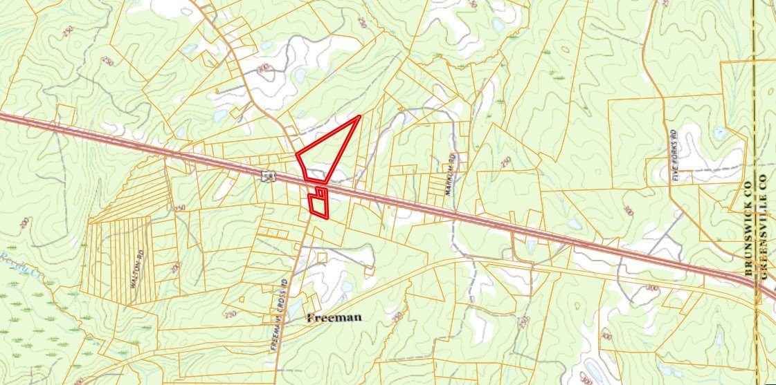 Image for Trustee Sale | 3 bedroom | 3 bath | 2,236 +/- sf | Brick Rancher on 23.96 +/- acres on Hwy. 58 in Brunswick County, VA