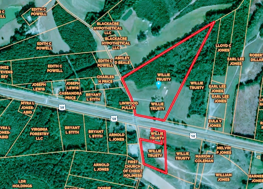 Image for Trustee Sale | 3 bedroom | 3 bath | 2,236 +/- sf | Brick Rancher on 23.96 +/- acres on Hwy. 58 in Brunswick County, VA