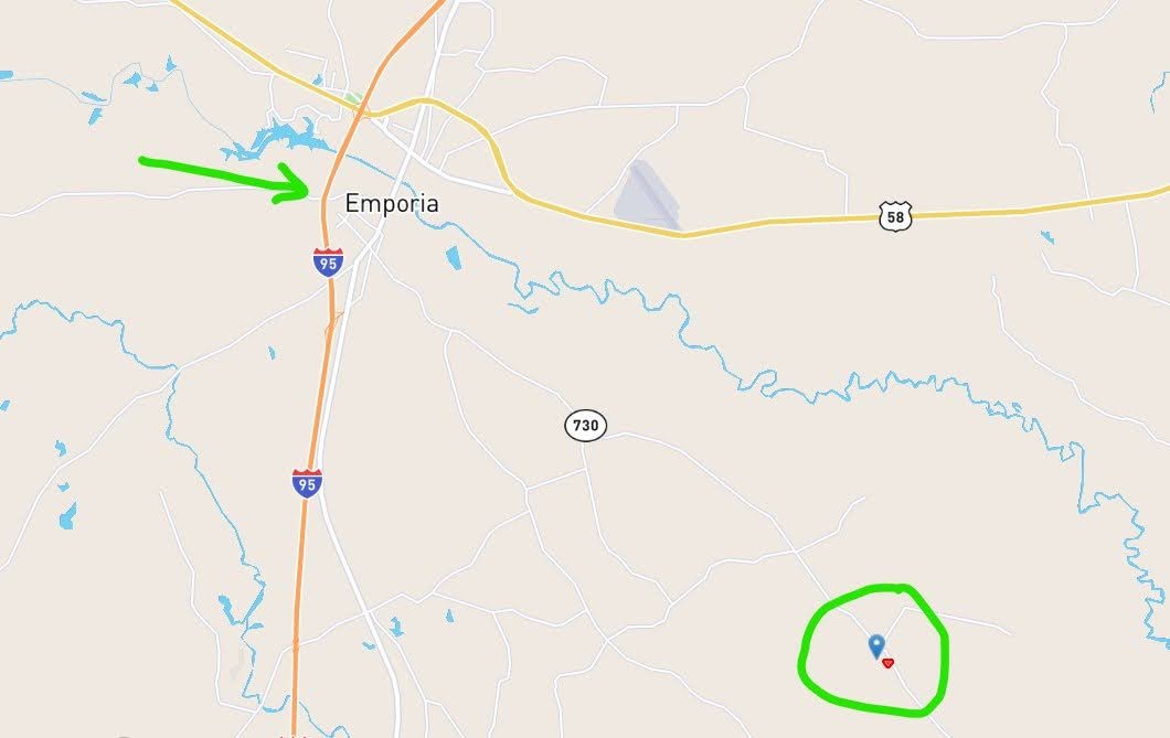 Image for Trustee Sale | 3 bedroom | 1.5 bath | 1,040 +/- sf Rancher on 2.00 +/- acres on Low Ground Road in Greensville County, VA