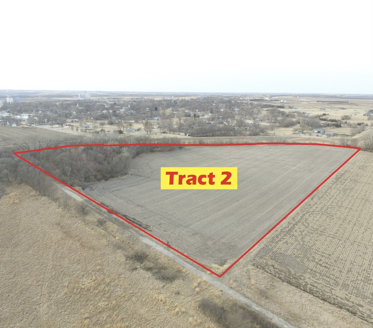 Tract 2: 12.7 +/-  Acres