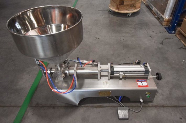 Image for ***SOLD*** MJK0816 Single Head Filling Machine W Foot Pedal Operation