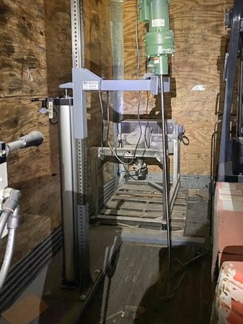 Image for ***SOLD*** MJK0870 1 Cu Ft V-Blender on Skid