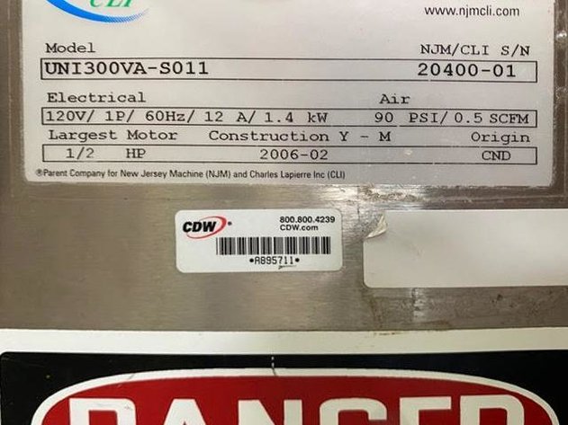 Image for ***SOLD*** MJK0875 NJM Labeler UNI-300VAS011