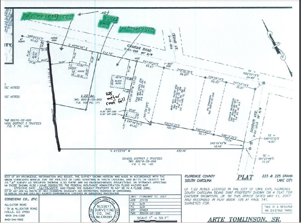 Image for Two Homes on 1 Parcel - 223 Graham Rd. Lake City, South Carolina 29560