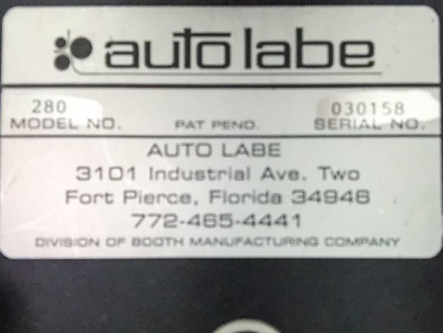 Image for ***SOLD*** MJK0877 Autolabe Table Top Labeler 280