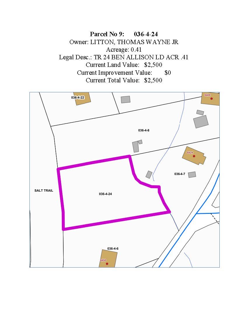 Image for 8 & 9 JS- 8424 Old Mill Road, Glade Spring 0.43 acre +/- Tract 7, Ben Allison land AND 0.41 acre +/0 Tract 24, Ben Allison land, Glade Spring