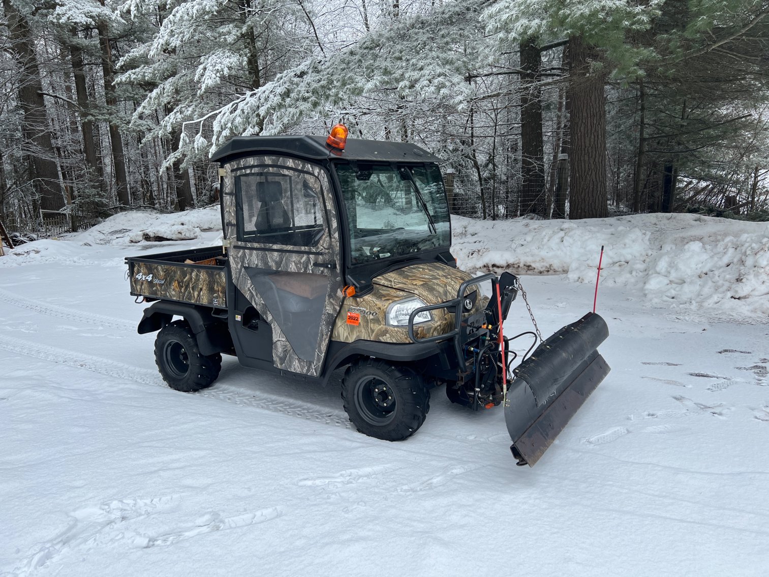 Image for Lake Tomahawk Wi ** May 22, 2022 Kubota UTV, Kubota Zero Turn Mower, Woodworking Shop, Firearms, Home Contents & more!