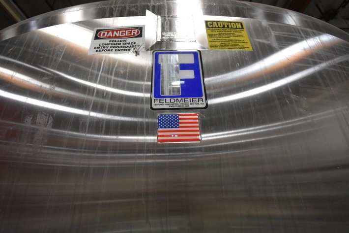 Image for ***SOLD*** MJK1095 316L Feldmeier Stainless Steel Water Storage Tank