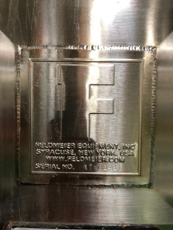 Image for ***SOLD*** MJK1095 316L Feldmeier Stainless Steel Water Storage Tank