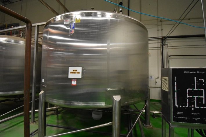 Image for ***SOLD*** MJK1096 316L Feldmeier Stainless Steel Water Storage Tank