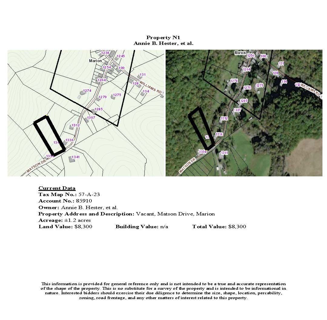 Image for 1 NJS - Vacant, Matson Drive, Marion; ±1.2 acres