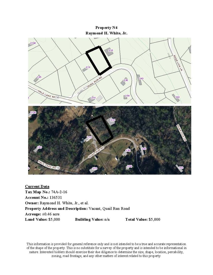 Image for 4 NJS - Vacant, Quail Run Road, ±0.46 acre