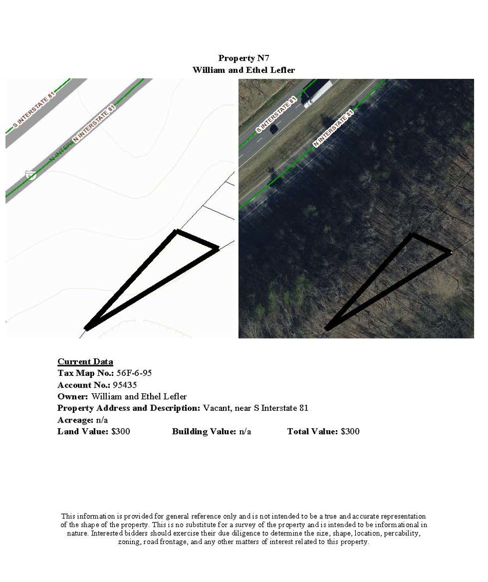 Image for 7 NJS - Vacant, near S Interstate 81