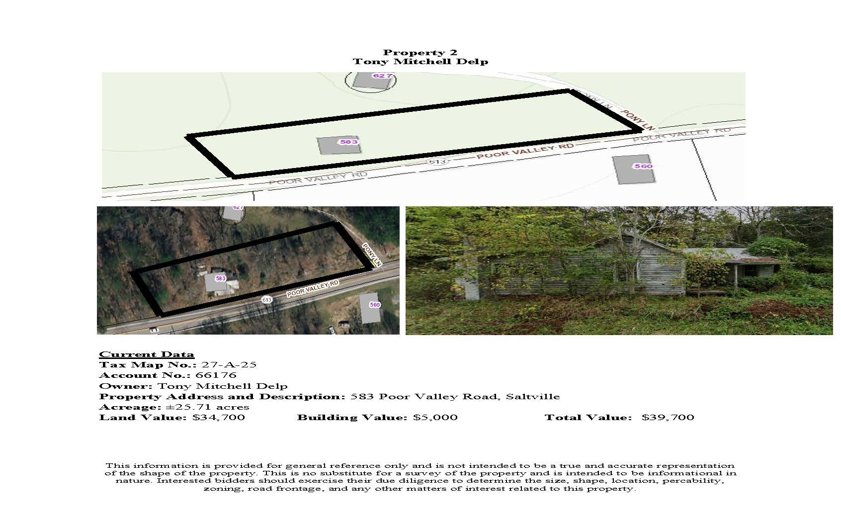 Image for 2 JS - 583 Poor Valley Road, Saltville; ±25.71 acres
