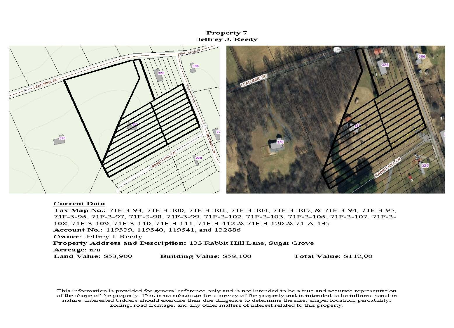 Image for 7 JS - 133 Rabbit Hill Lane and Vacant, Lead Mine Road, Sugar Grove