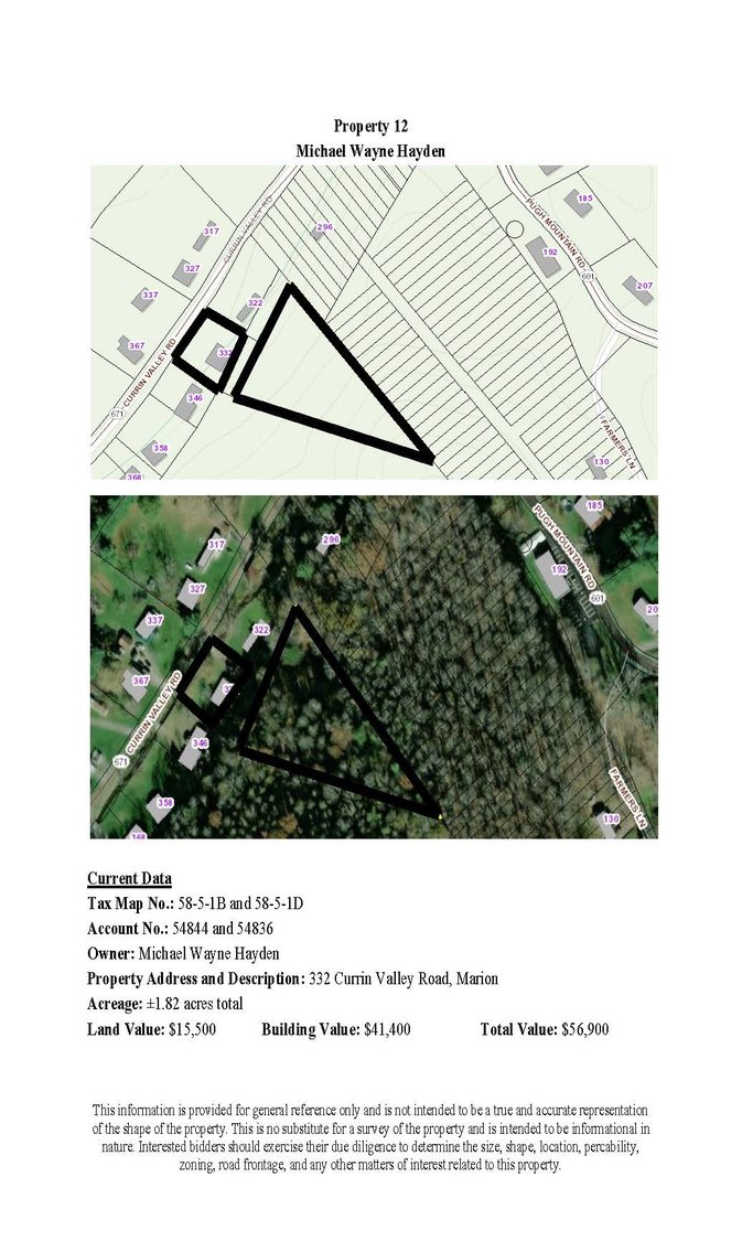 NOTICE OF DELINQUENT TAXES AND SALE OF REAL PROPERTY SMYTH COUNTY, VA