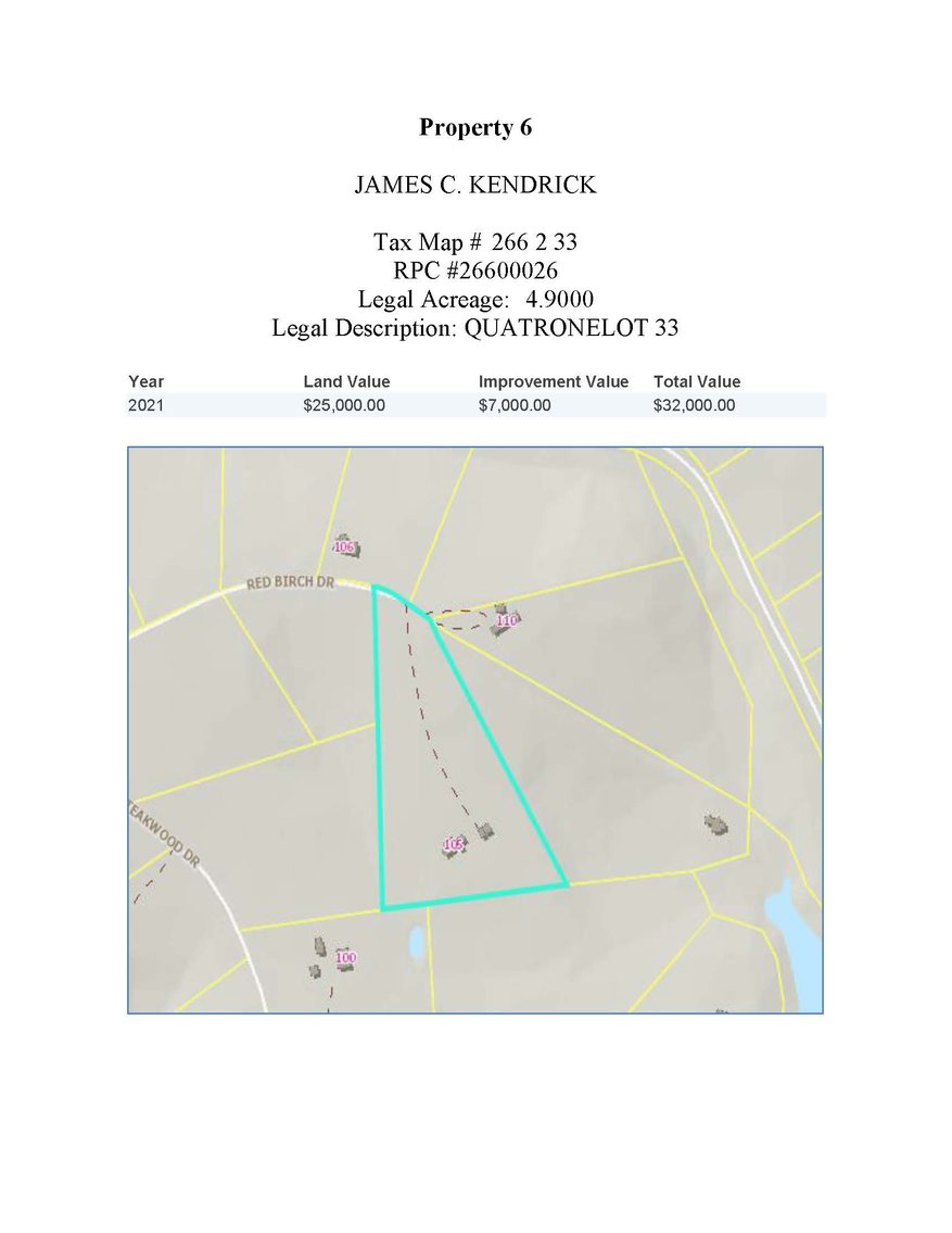 Image for 105 Red Birch Drive, Pittsville 4.9 acres +/- Quatrone Lot 33