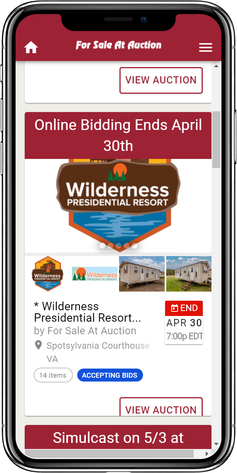 Image for Wilderness Presidential Resort Online-Only RV Auction