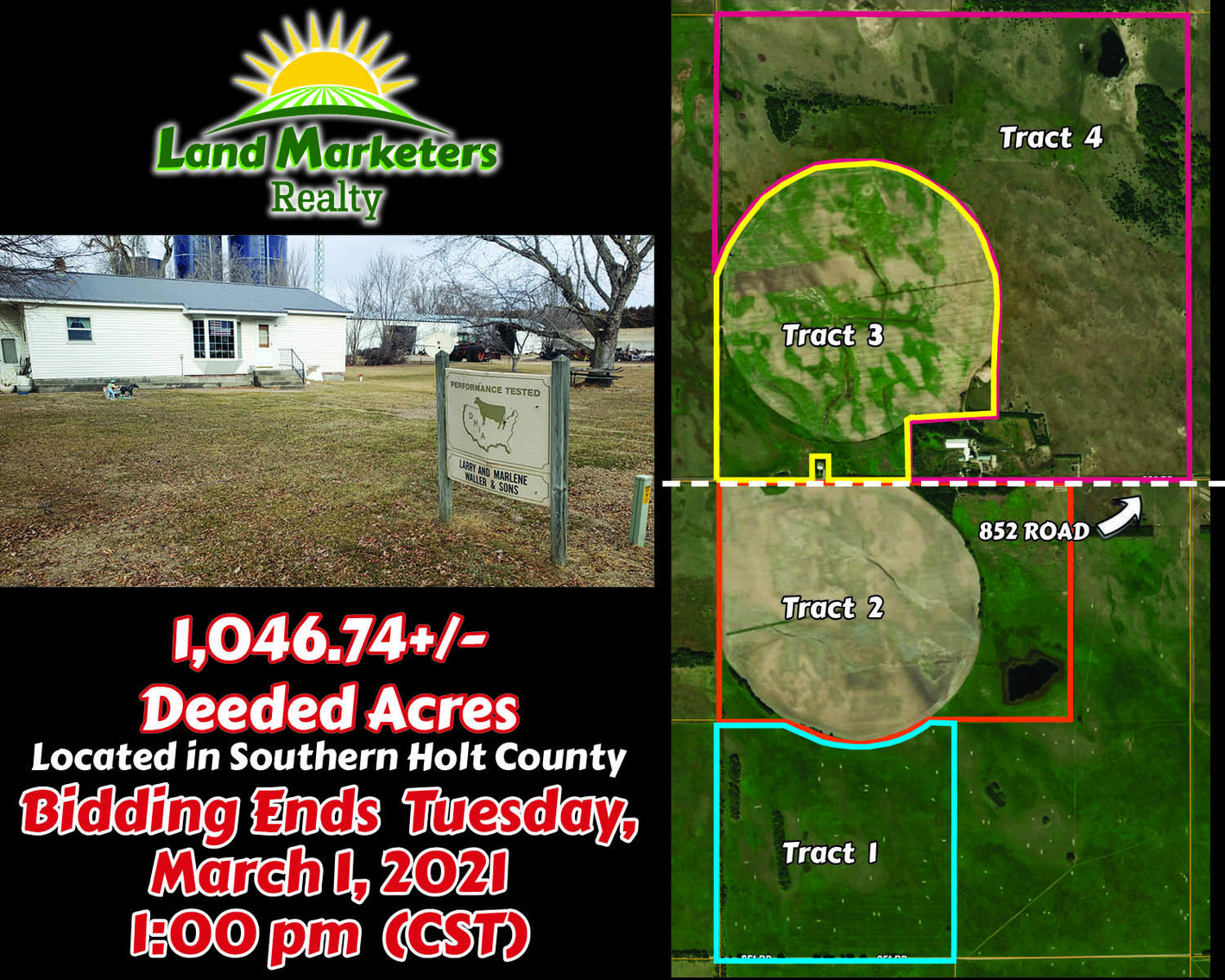Image for Waller Family Online Auction - 1,046.74+/- Deeded Acres SOLD in 4 Tracts