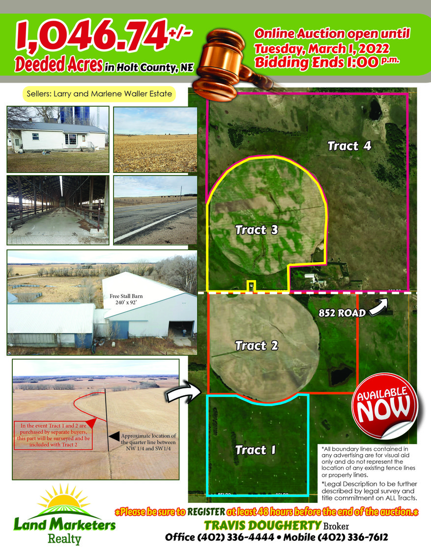 Image for Waller Family Online Auction - 1,046.74+/- Deeded Acres SOLD in 4 Tracts