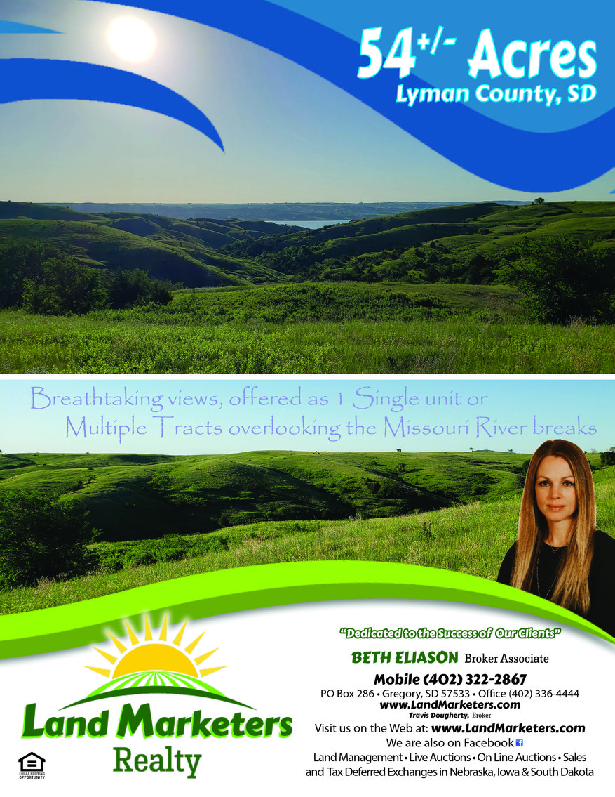 Image for 54+/- Acres in Lyman, SD Offered as 1 Unit of Multiple Tracts