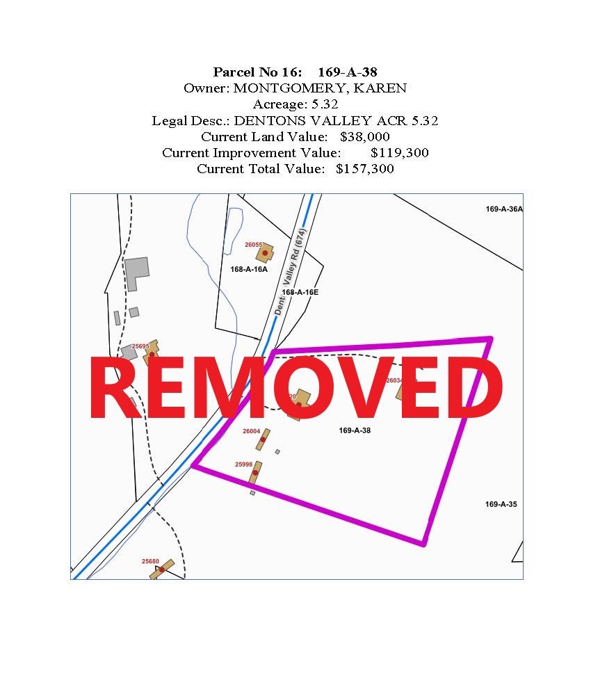 Image for REMOVED - 16 JS- 26034;  25998;  26004; and 26020 Denton Valley Road, Abingdon, 5.32 acres +/-
