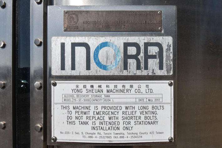 Image for ***SOLD*** MJK0962 316L Stainless Steel Tank 6204 Liter / 1640 Gallon