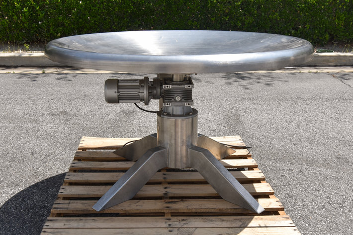 Image for MJK1123 48” Rotary Accumulation Table with Dish Style Top