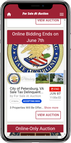Image for City of Petersburg, VA Sale Tax Delinquent Sale of Real Estate