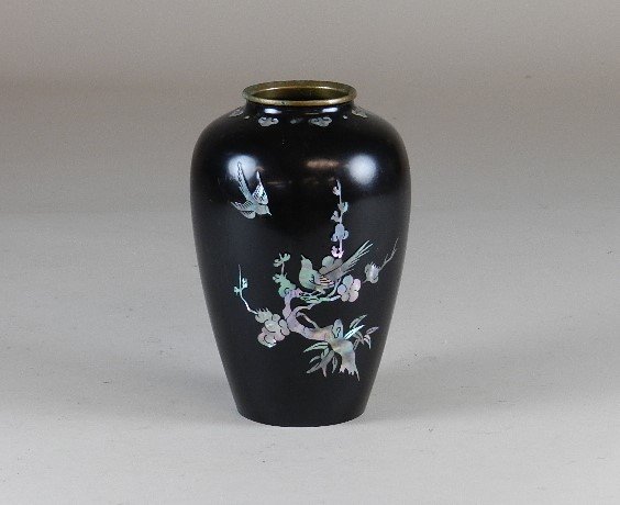 Cloisonne Vase with Mother of Pearl