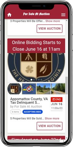 Image for Appomattox County, VA Tax Delinquent Sale of Real Estate