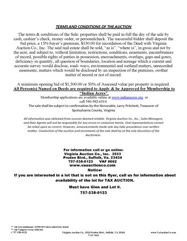 Image for Indian Acres - LIVE AUCTION