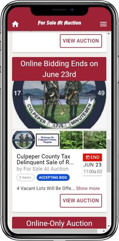 Image for Culpeper County Tax Delinquent Sale of Real Estate