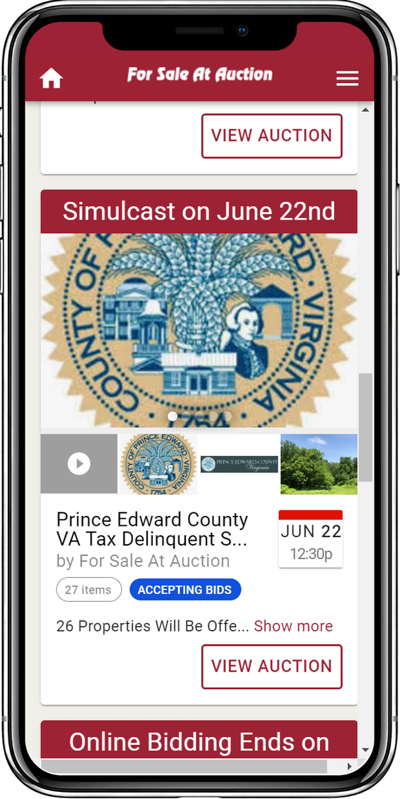 Image for Prince Edward County VA Tax Delinquent Sale of Real Estate